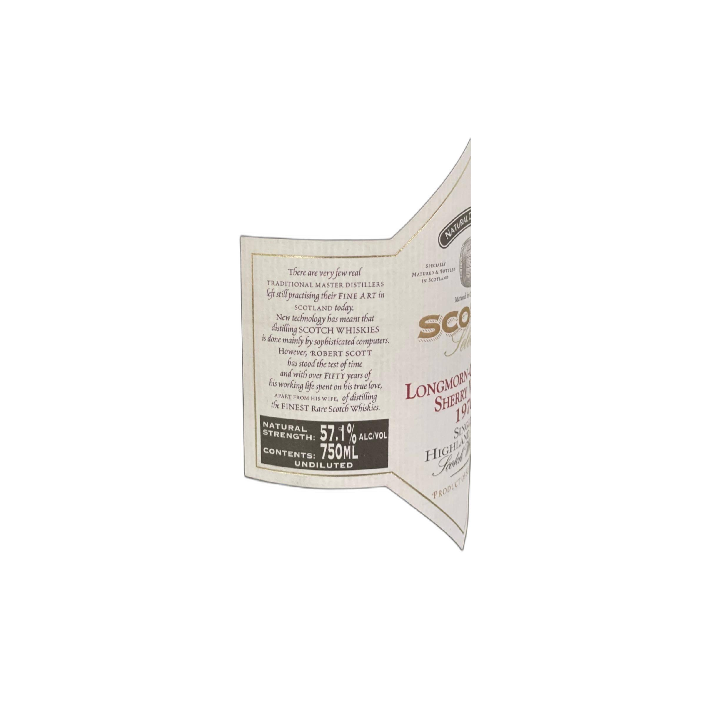Longmorn 1970 30 Years Single Malt Whisky 3
