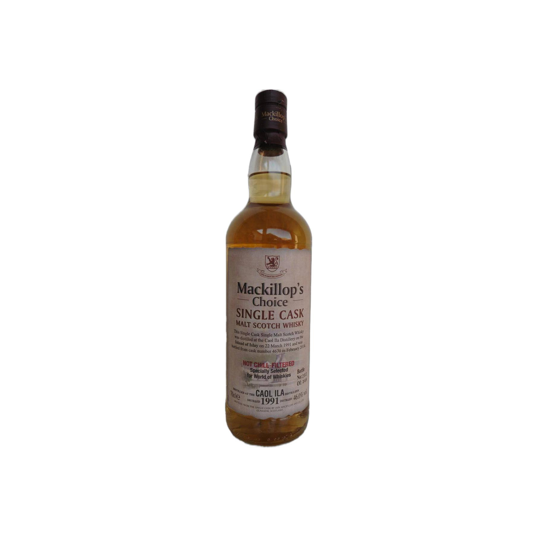 Caol Ila Single Cask 1991 22 Years Single Malt Whisky