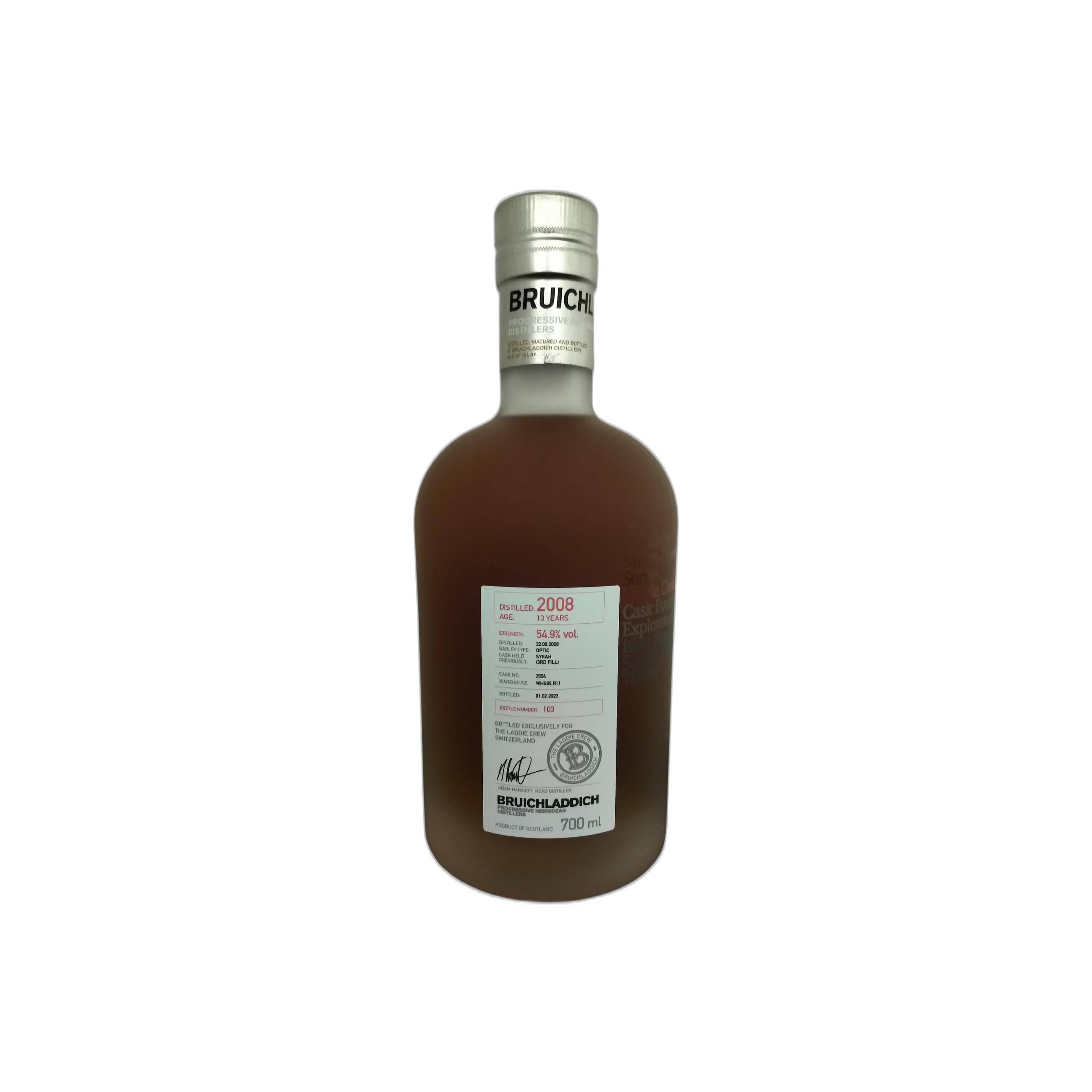 Bruichladdich 2008 13 Years Single Malt Whisky