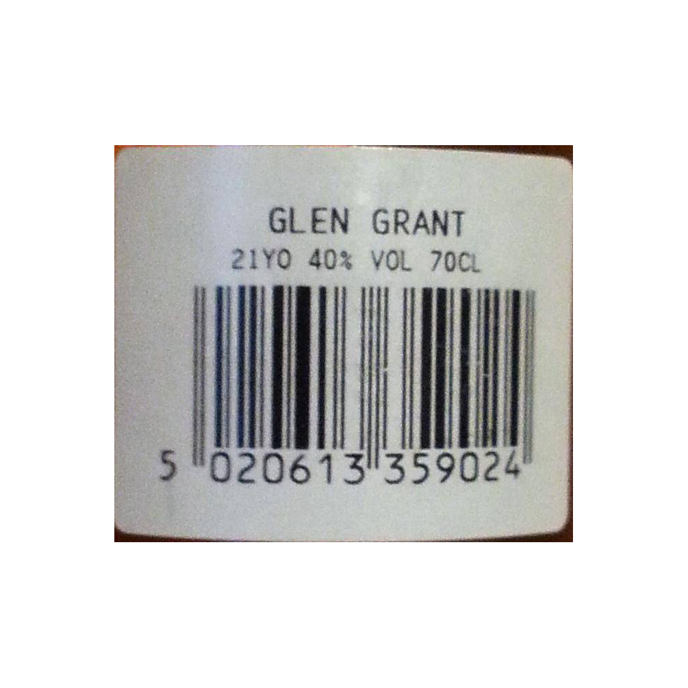 Glen Grant Licensed Bottling 21 Years Single Malt Whisky 3