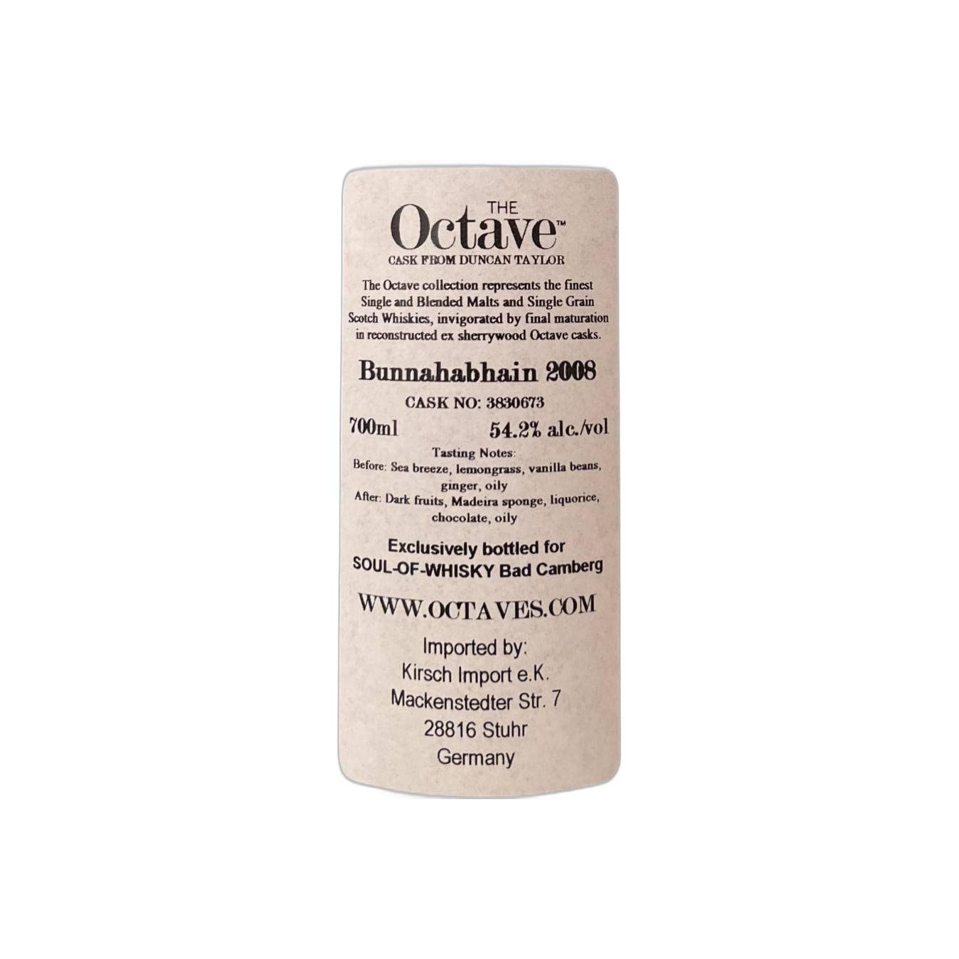 Bunnahabhain The Octave 2008 12 Years Single Malt Whisky 2
