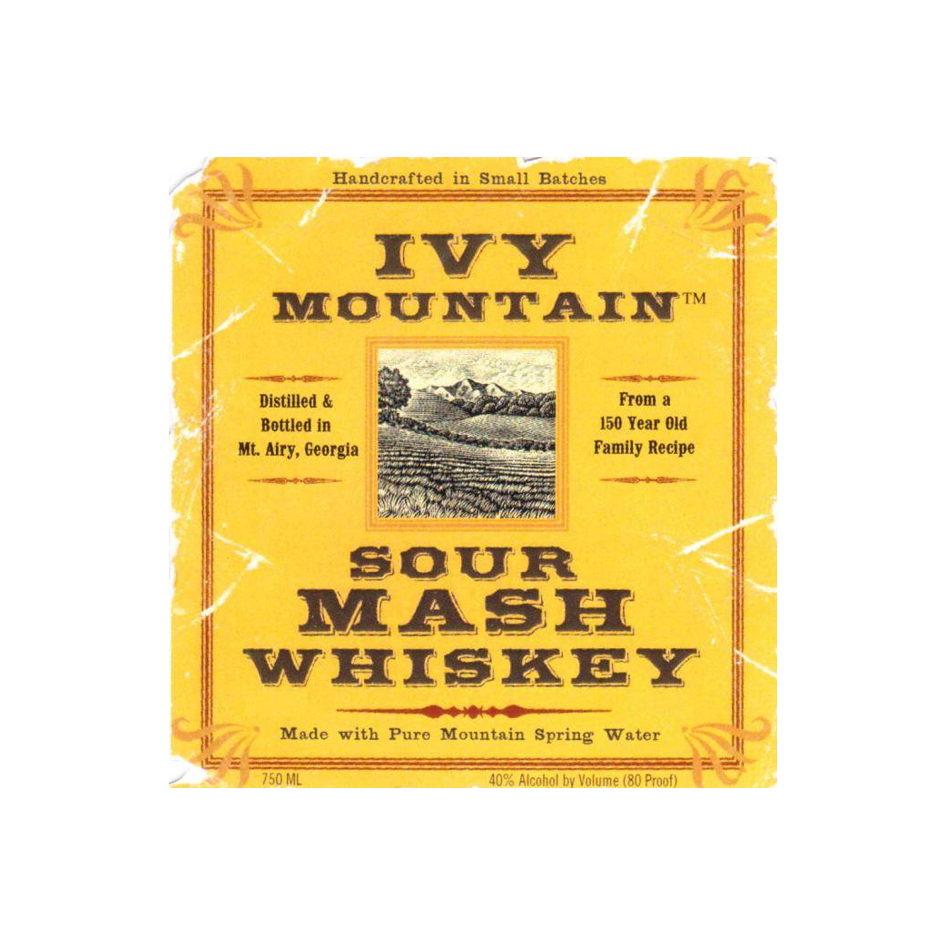 Ivy Mountain Sour Mash Whiskey