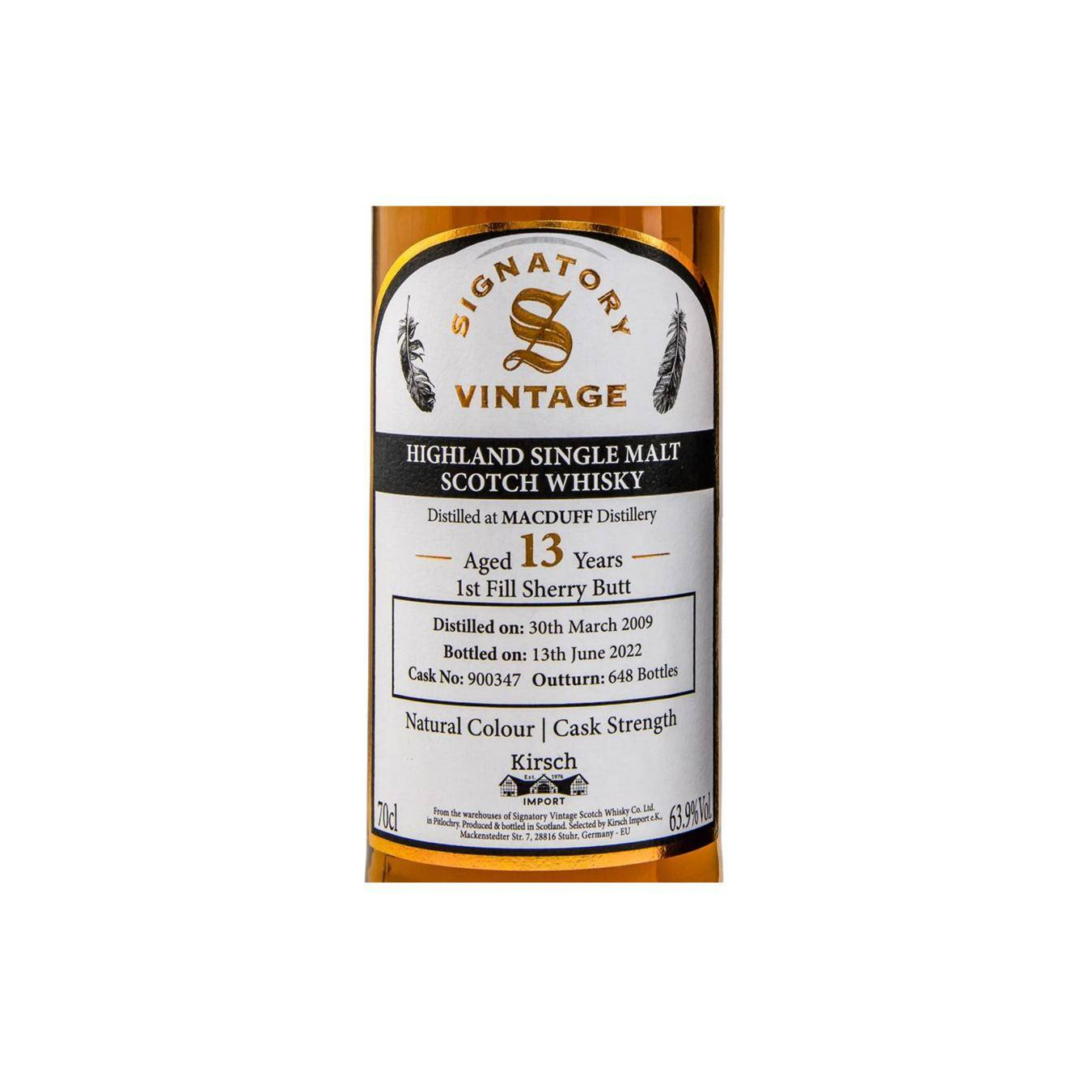 Macduff 2009 13 Years Single Malt Whisky 2
