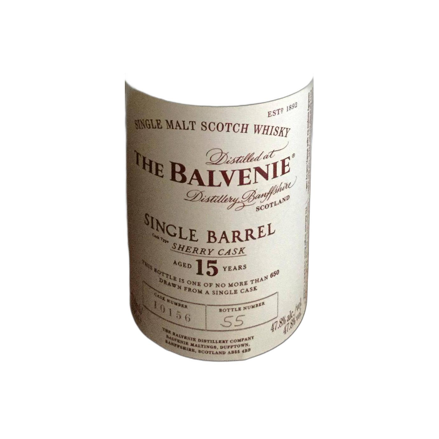 The Balvenie 15 Years Single Malt Whisky