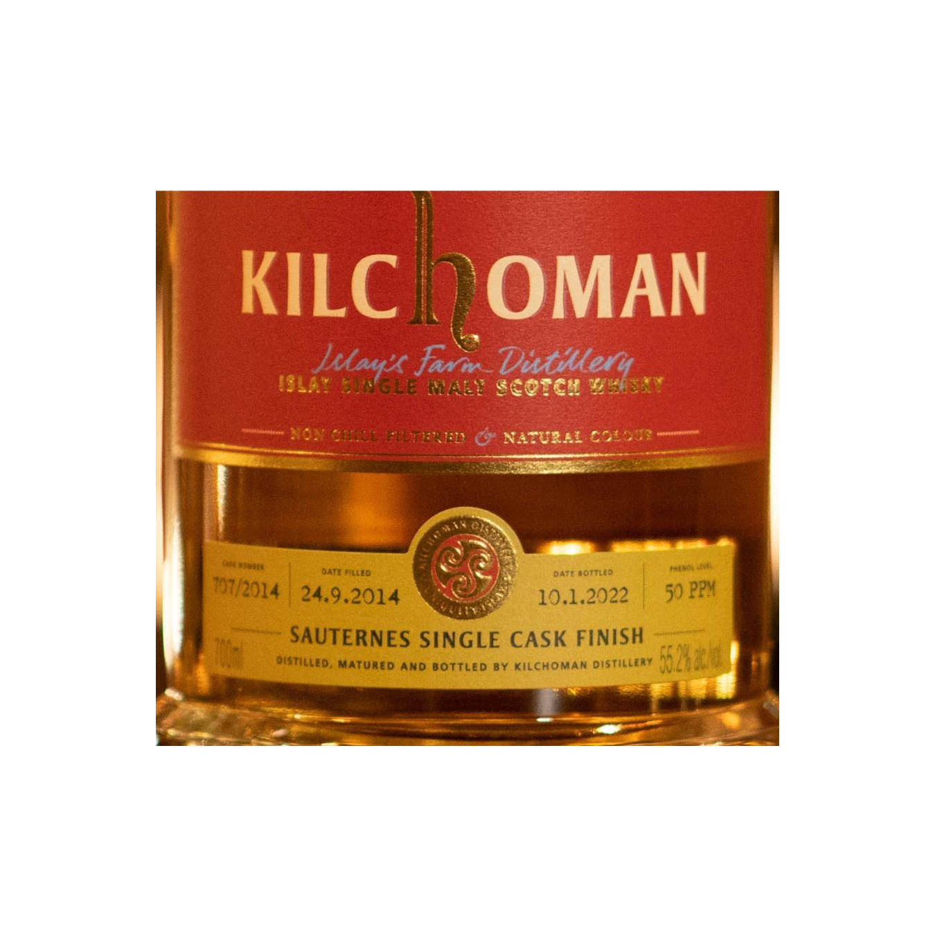 Kilchoman 2014 7 Years Single Malt Whisky