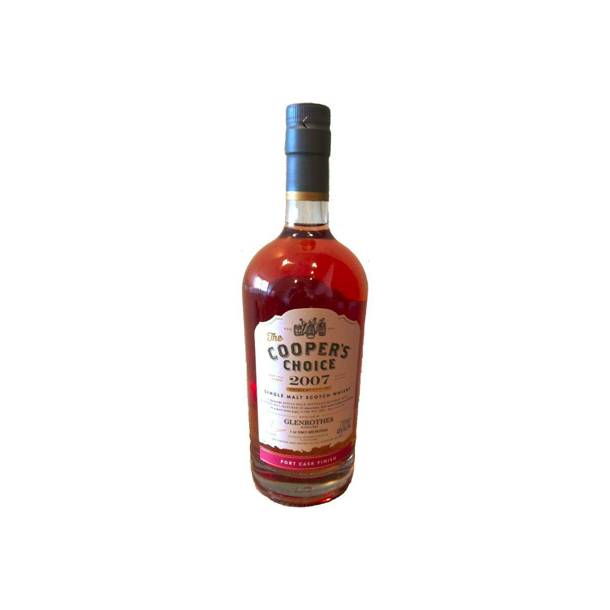 The Glenrothes The Cooper's Choice 2007 9 Years Single Malt Whisky