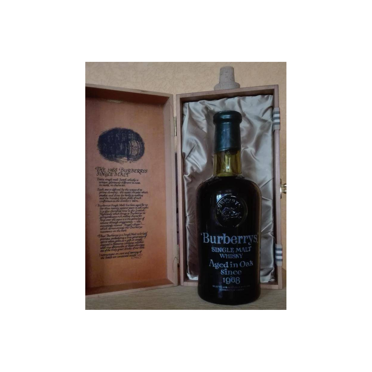 Burberrys' 1968 20 Years Single Malt Whisky 2