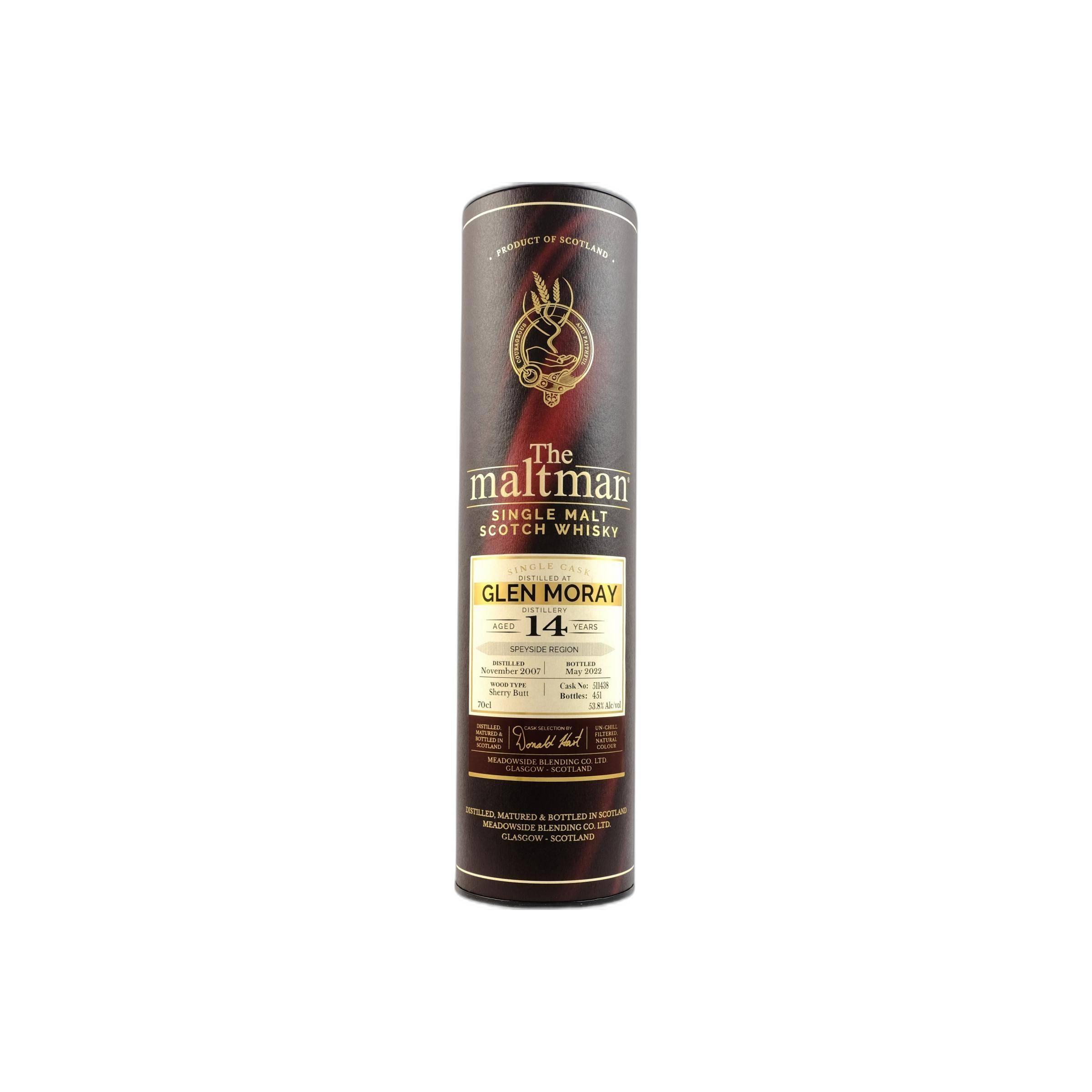 Glen Moray 2007 14 Years Single Malt Whisky 3