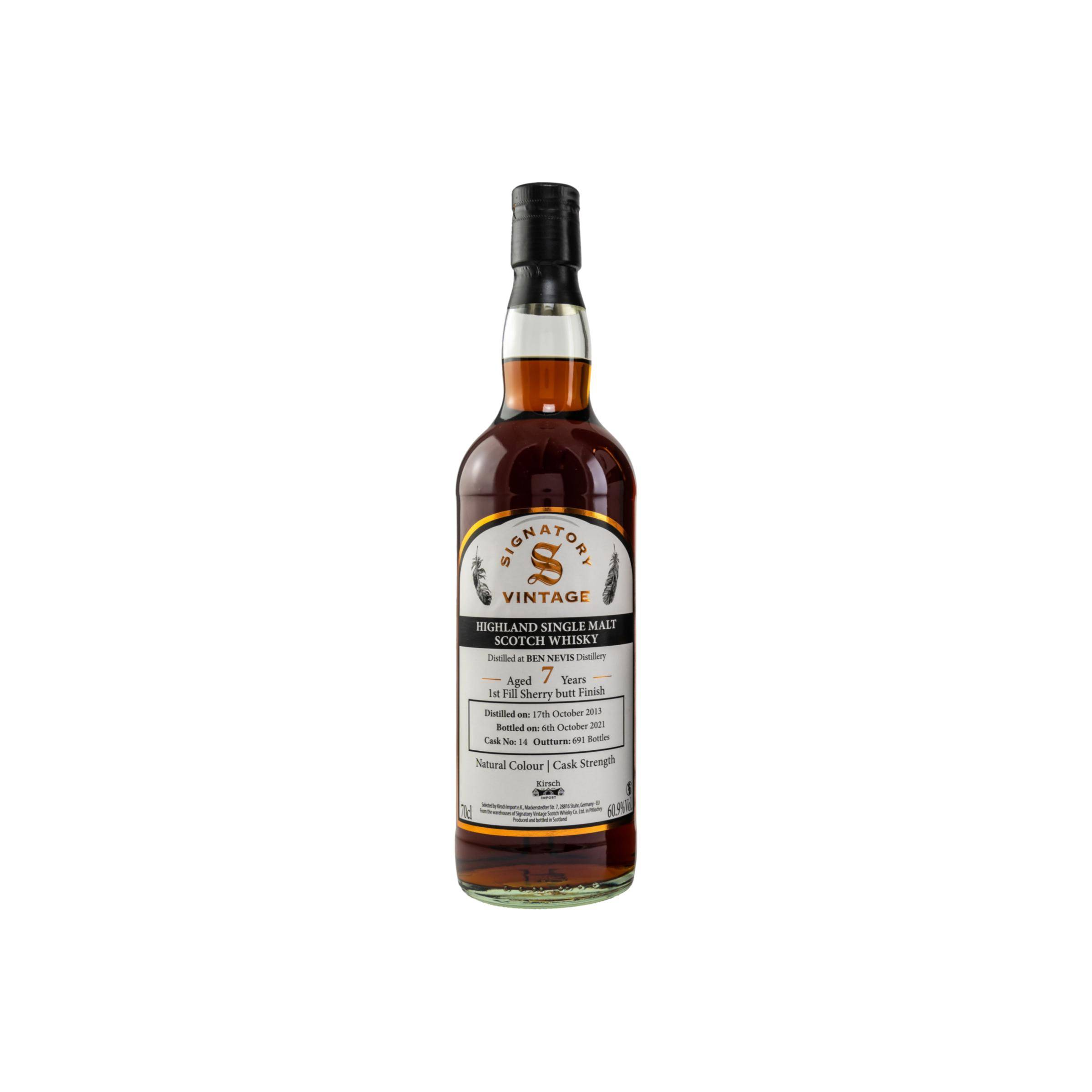 Ben Nevis 2013 7 Years Single Malt Whisky