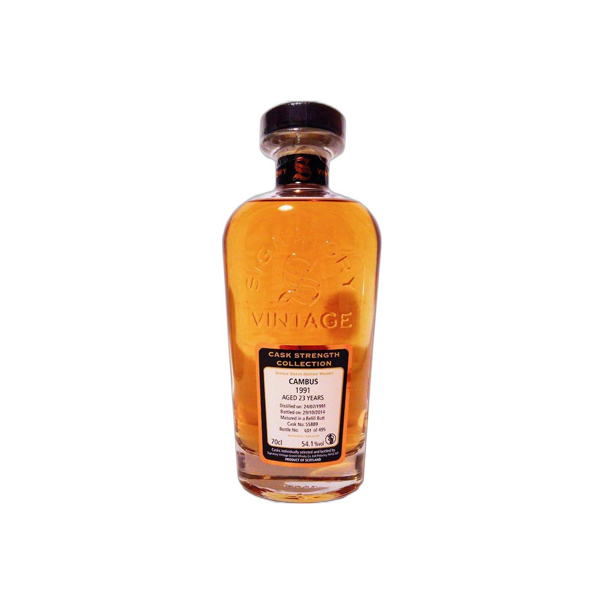 Cambus Cask Strength Collection 1991 23 Years Single Grain Whisky
