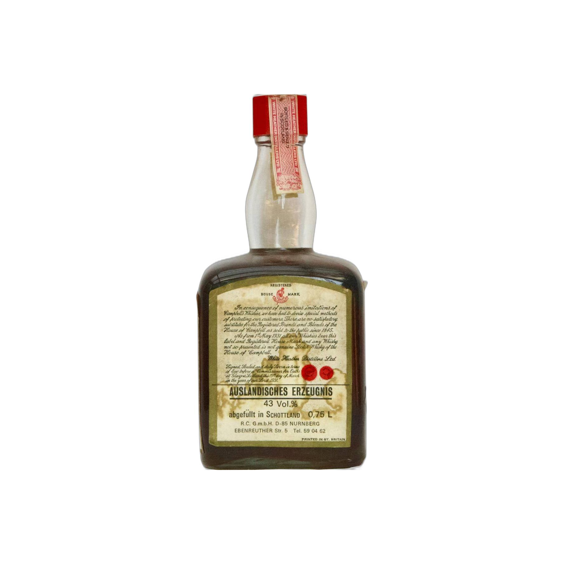 White Heather Blended Scotch Whisky De Luxe 2