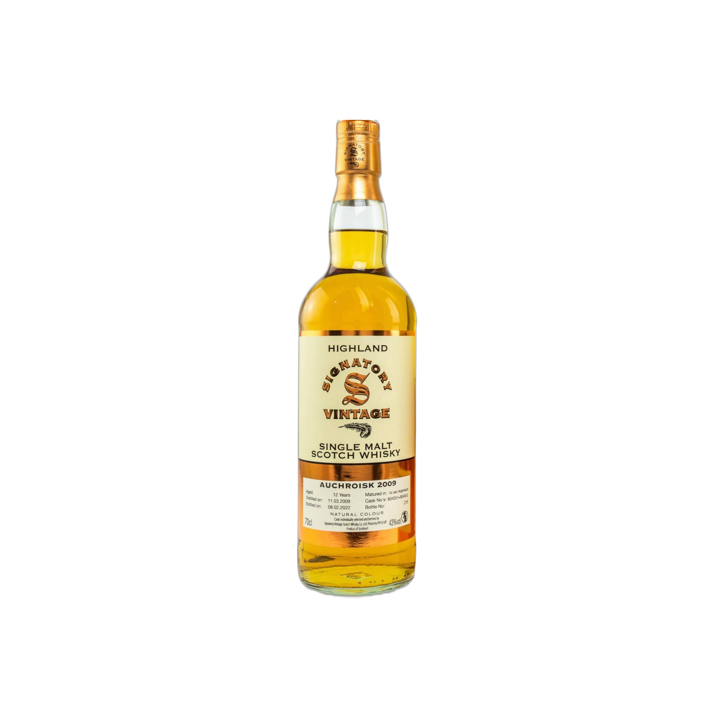 Auchroisk 2009 12 Years Single Malt Whisky