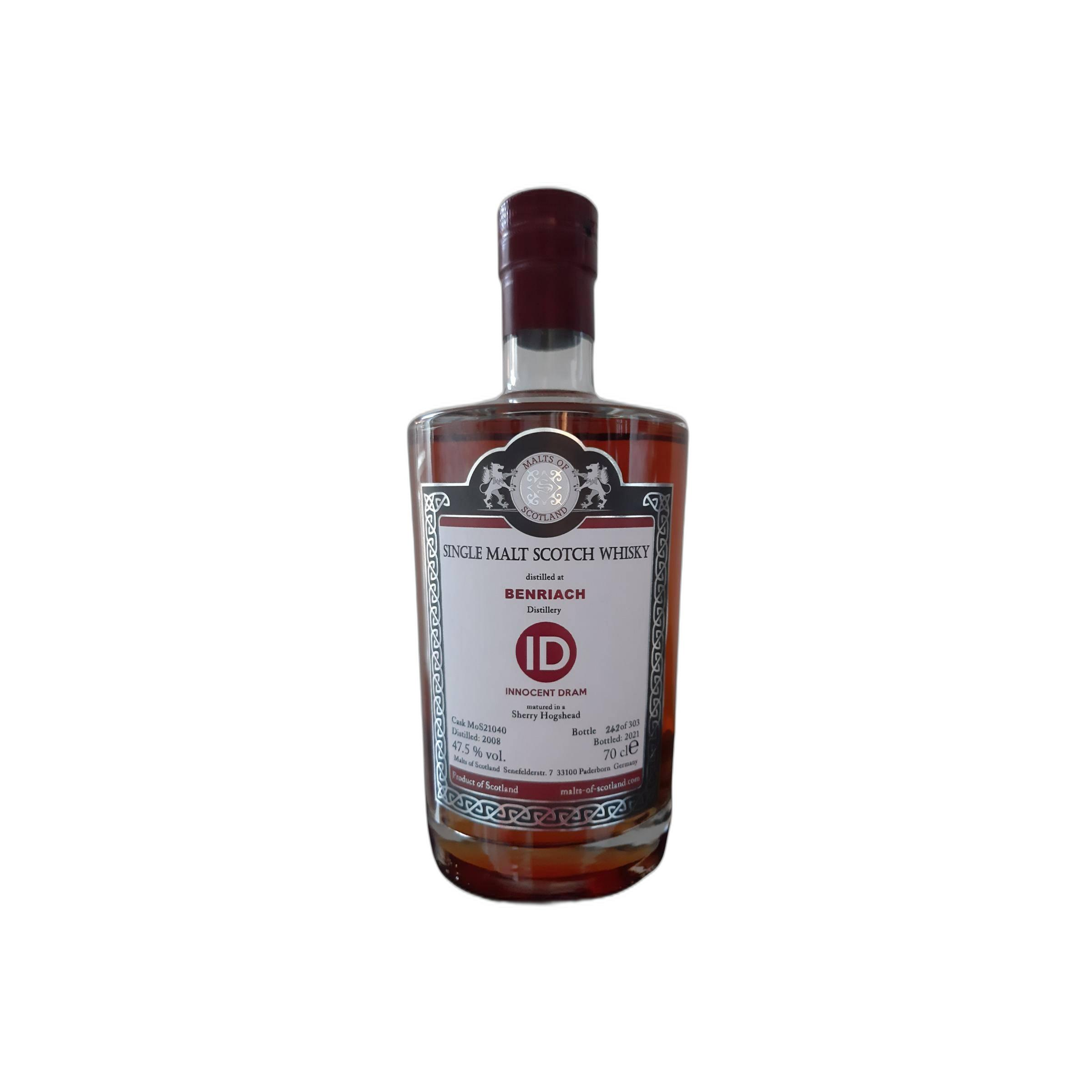 BenRiach 2008 13 Years Single Malt Whisky