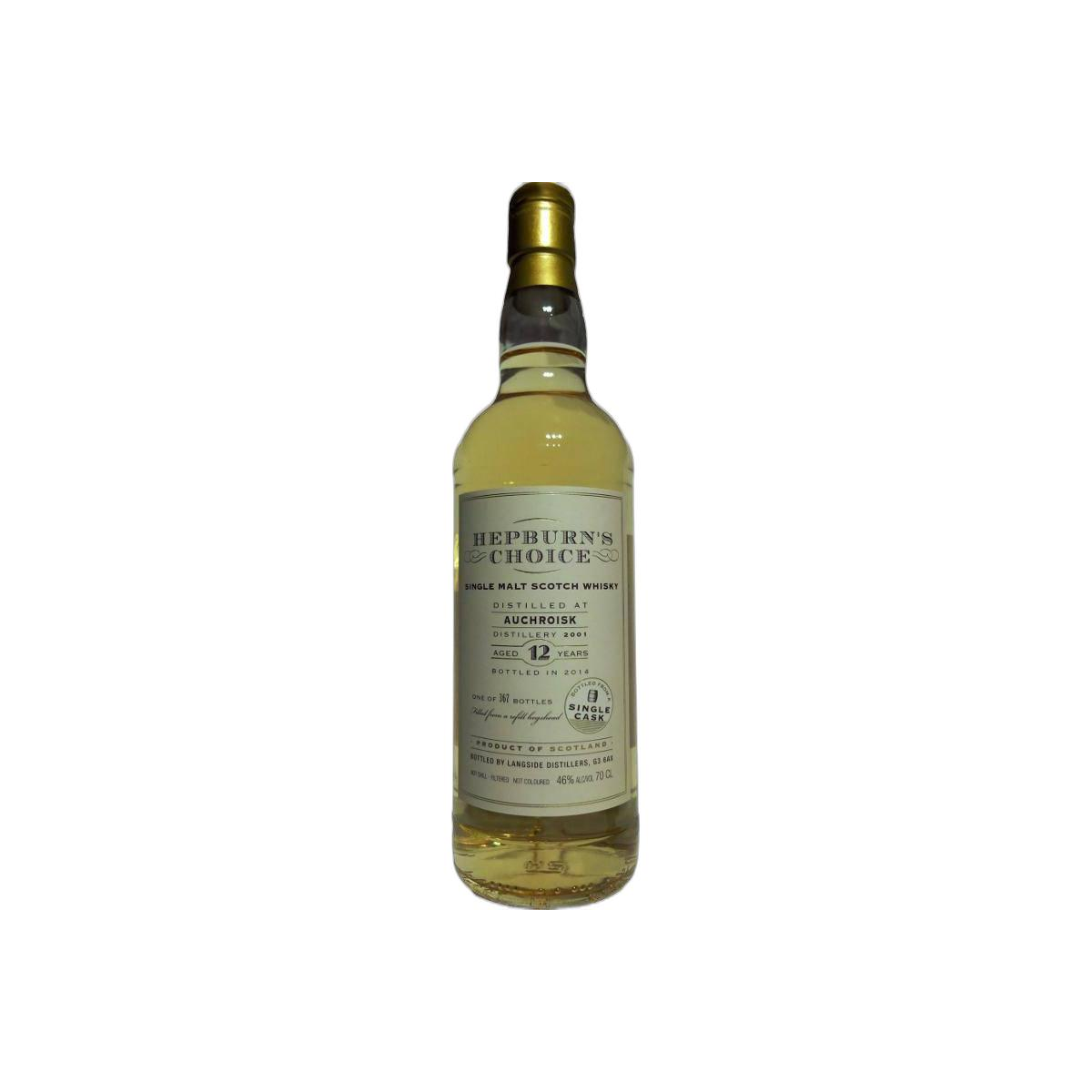 Auchroisk 2001 12 Years Single Malt Whisky
