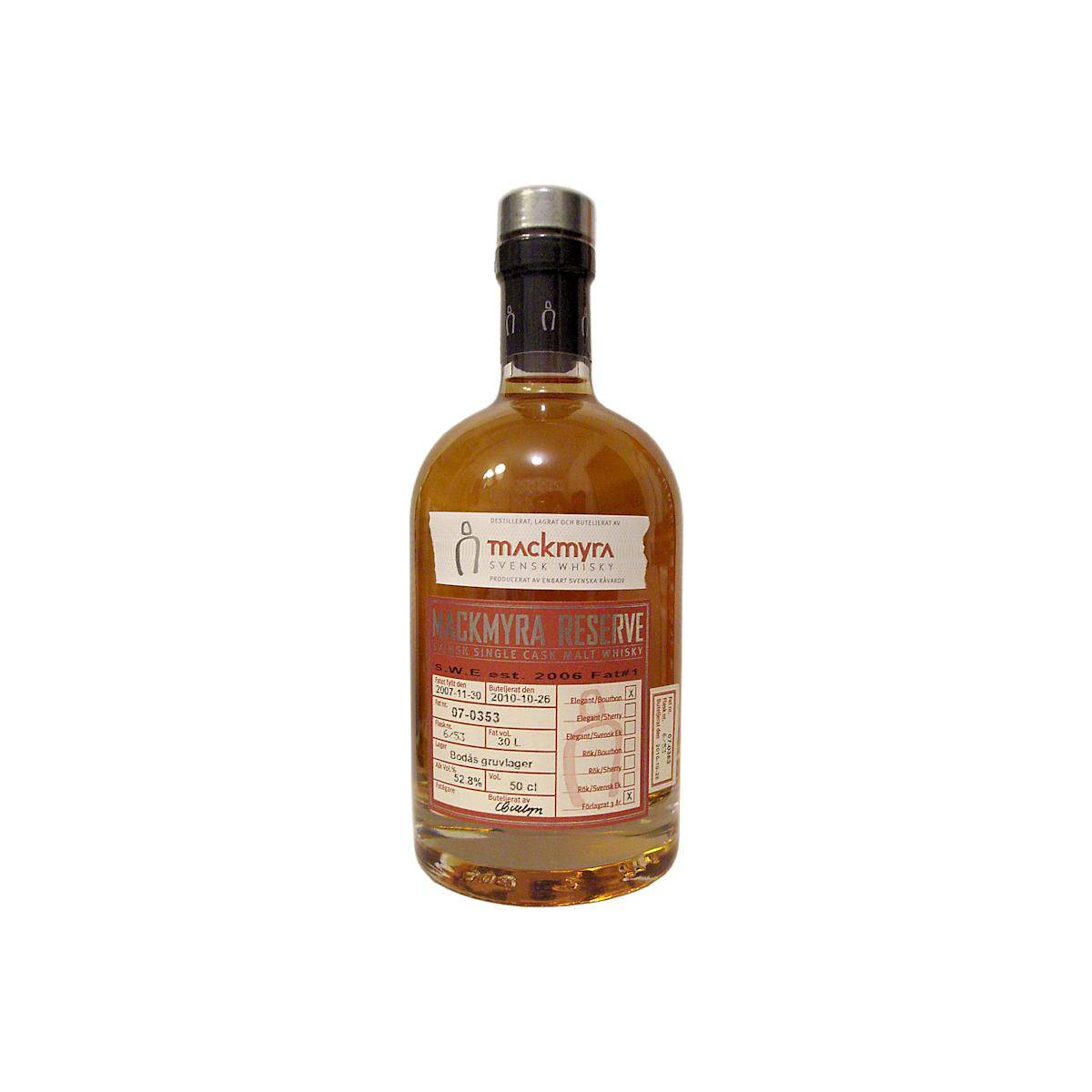 Mackmyra Reserve 2007 2 Years Single Malt Whisky 2