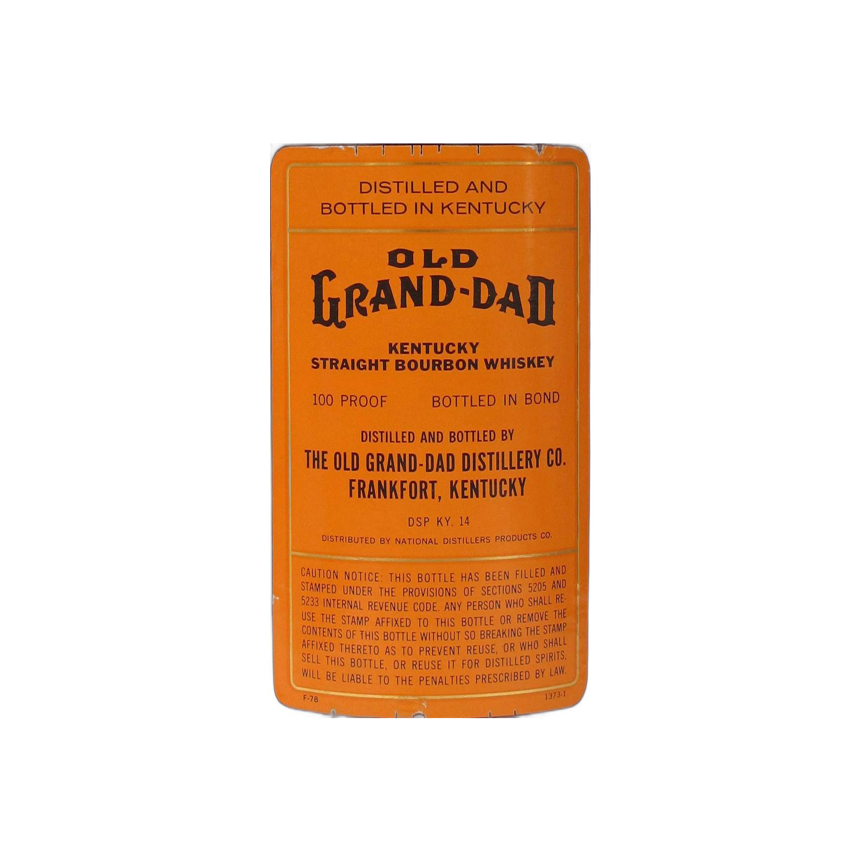 Old Grand-Dad 1971 2
