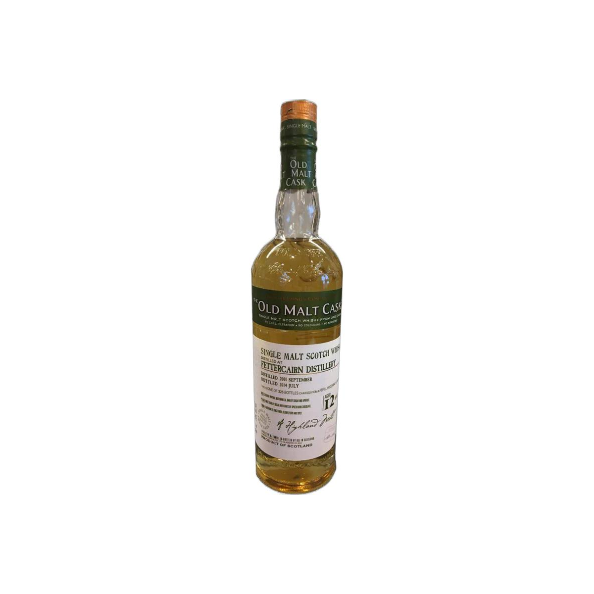 Fettercairn Old Malt Cask 2001 12 Years Single Malt Whisky