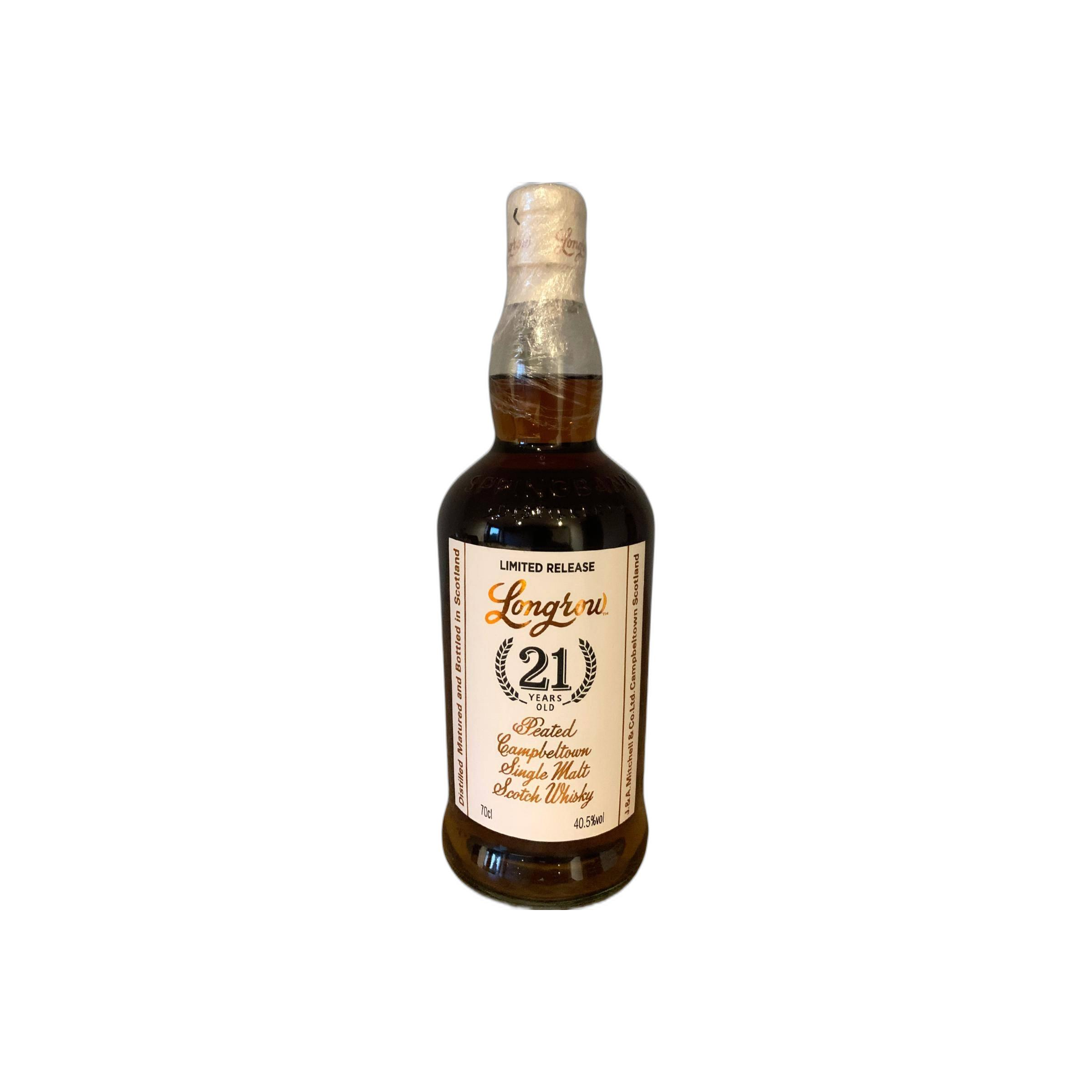 Longrow Single Cask 21 Years Single Malt Whisky