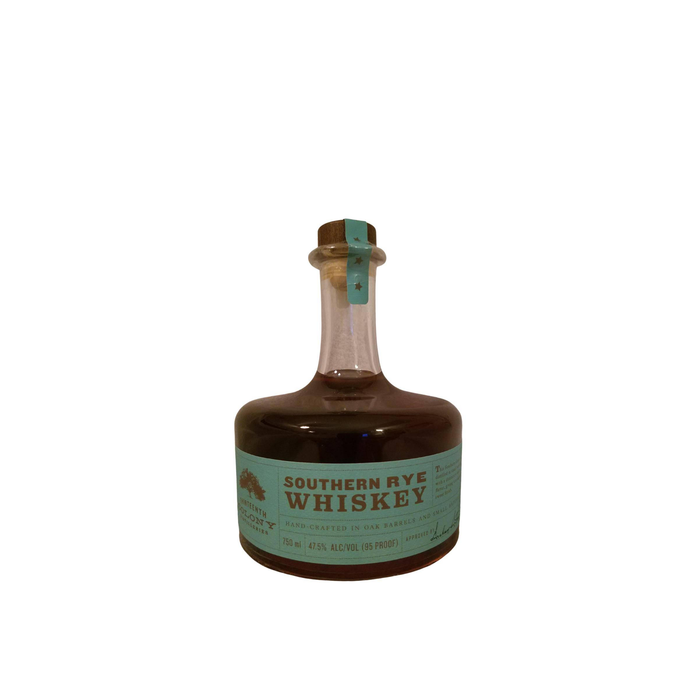 Thirteenth Colony Southern Rye Whiskey