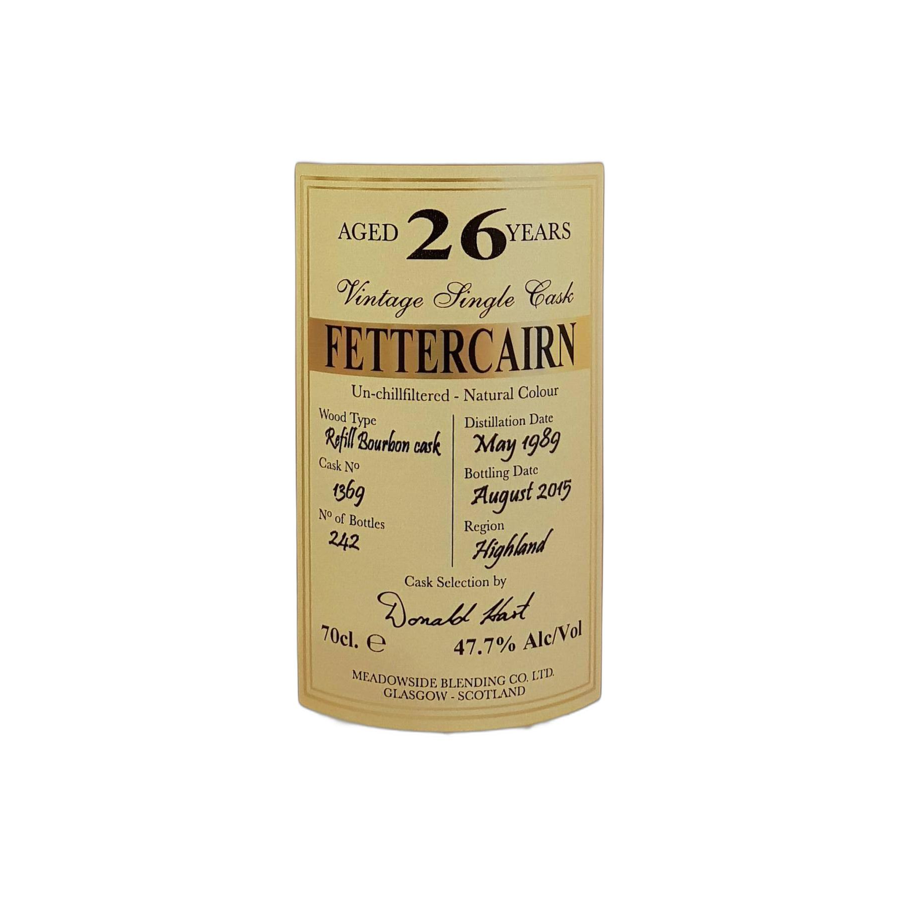 Fettercairn 1989 26 Years Single Malt Whisky 2