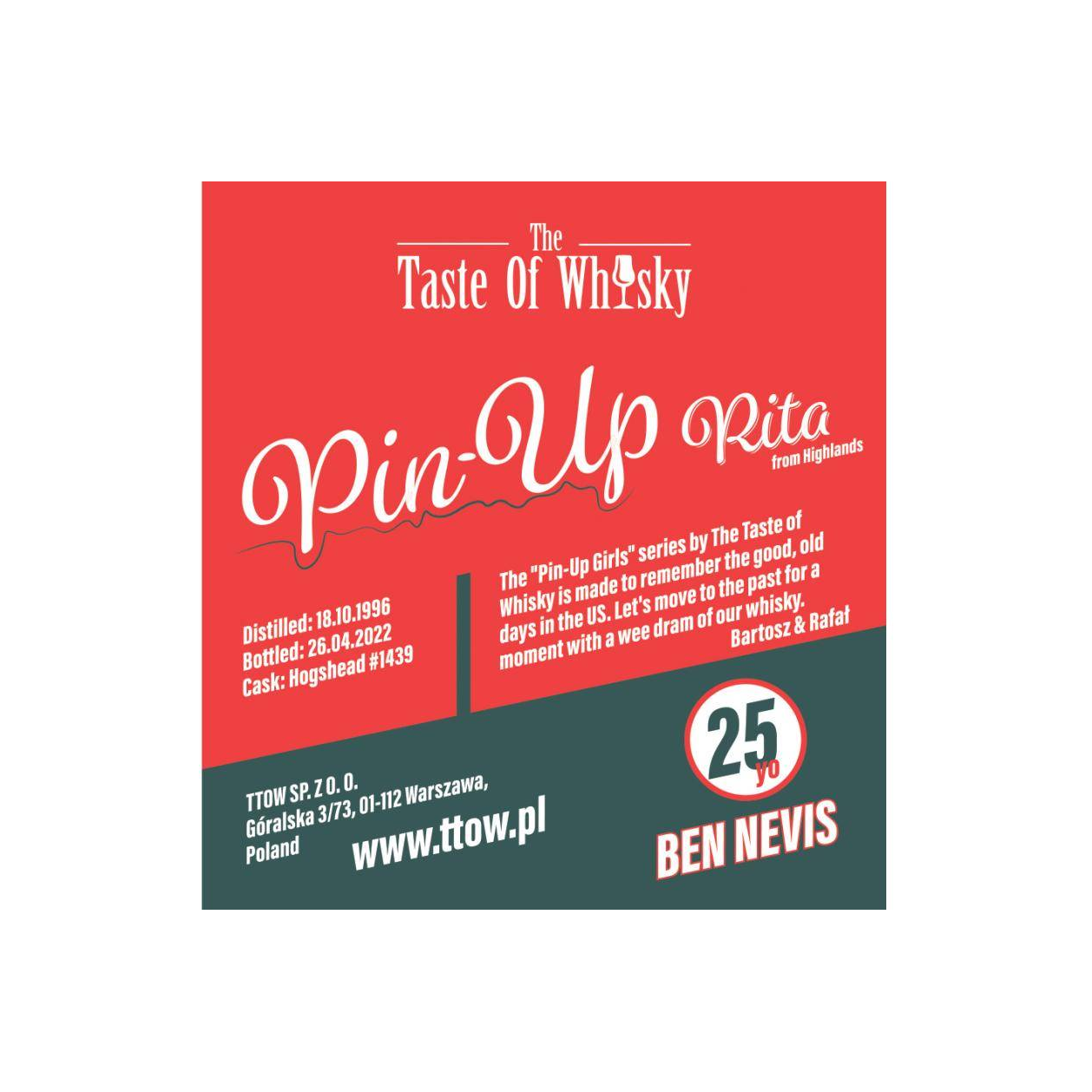 Ben Nevis 1996 25 Years Single Malt Whisky 3