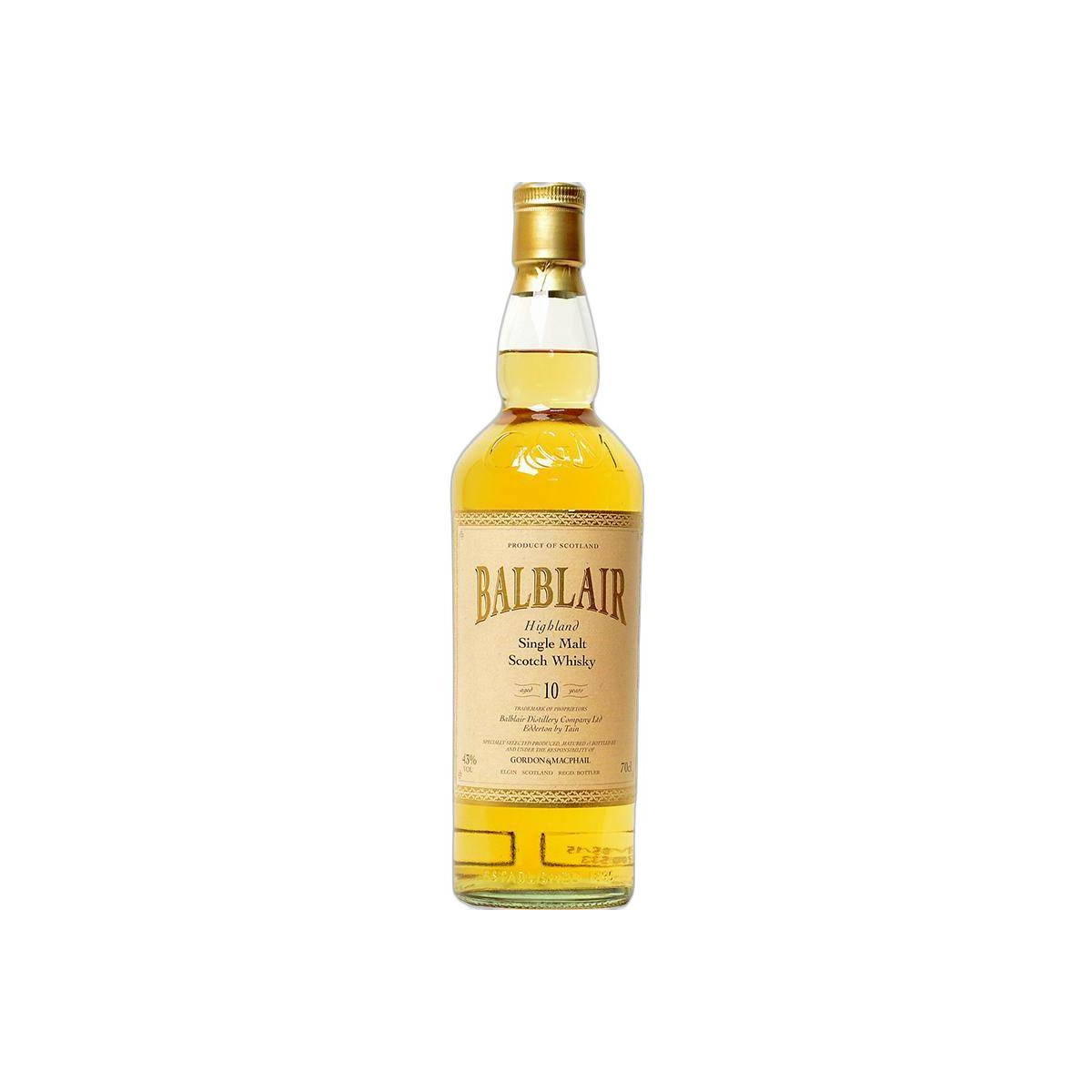 Balblair Licensed Bottling 10 Years Single Malt Whisky