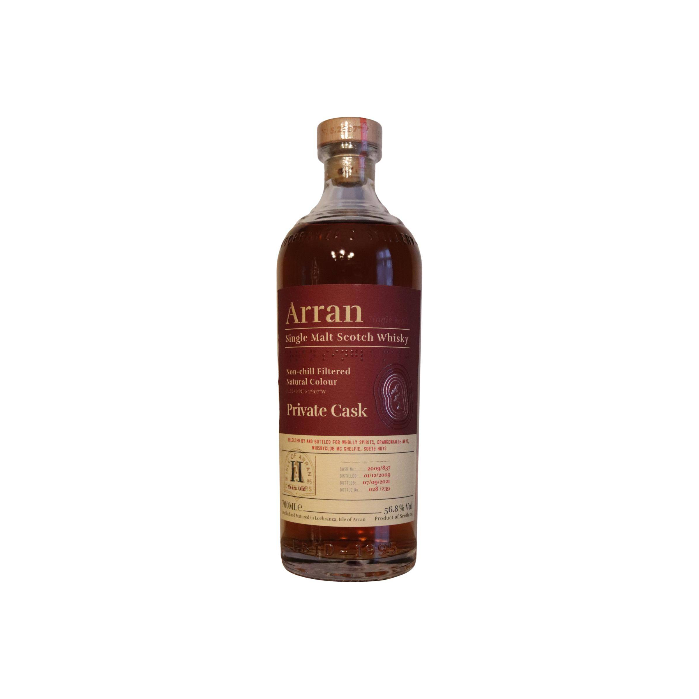 Arran Private Cask 2009 11 Years Single Malt Whisky