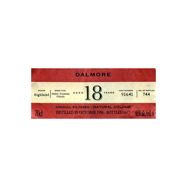 The Dalmore 1996 18 Years Single Malt Whisky 3