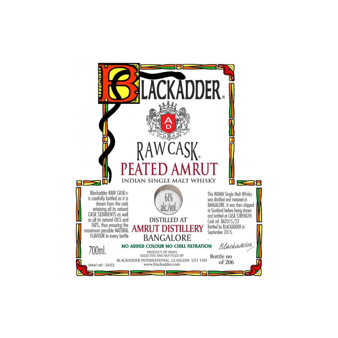 Amrut Raw Cask Single Malt Whisky 2