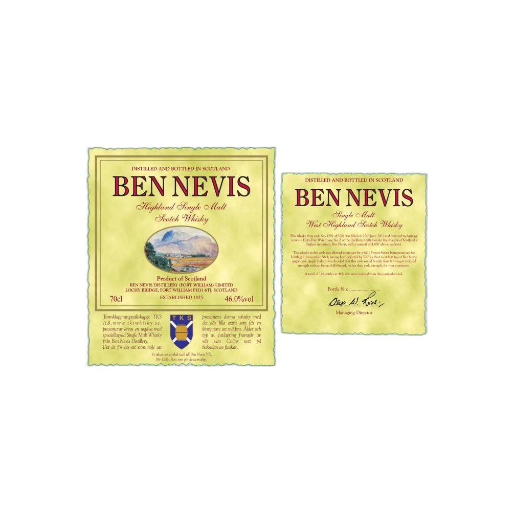 Ben Nevis 2001 13 Years Single Malt Whisky