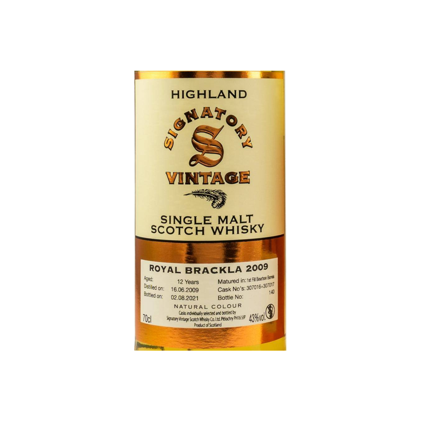 Royal Brackla Vintage Collection 2009 12 Years Single Malt Whisky 3