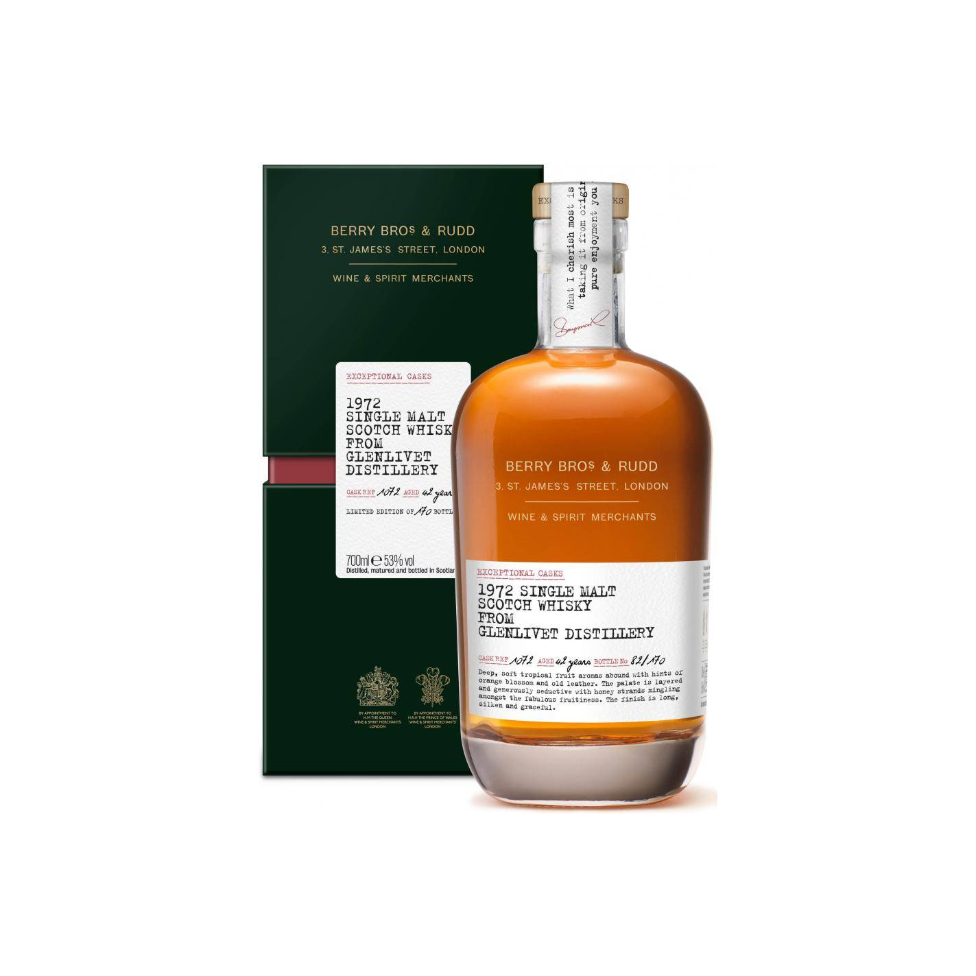 The Glenlivet 1972 42 Years Single Malt Whisky