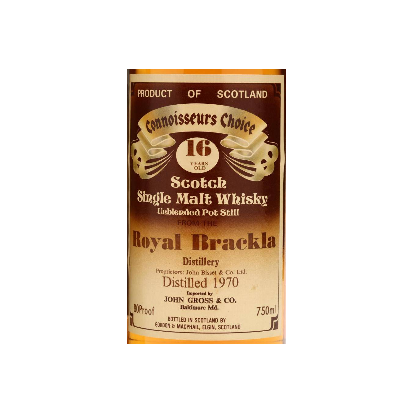 Royal Brackla Connoisseurs Choice 1970 16 Years Single Malt Whisky 2