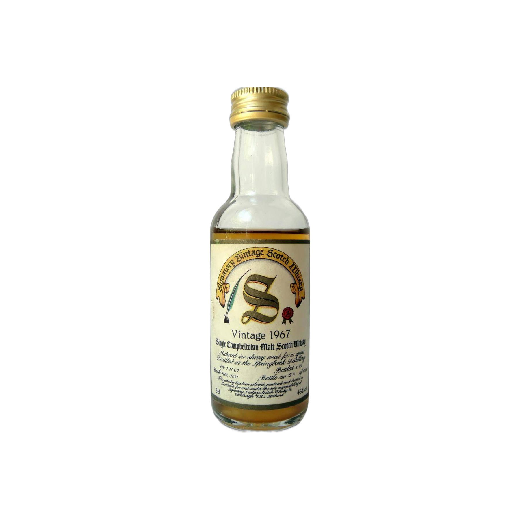 Springbank 1967 21 Years Single Malt Whisky 3