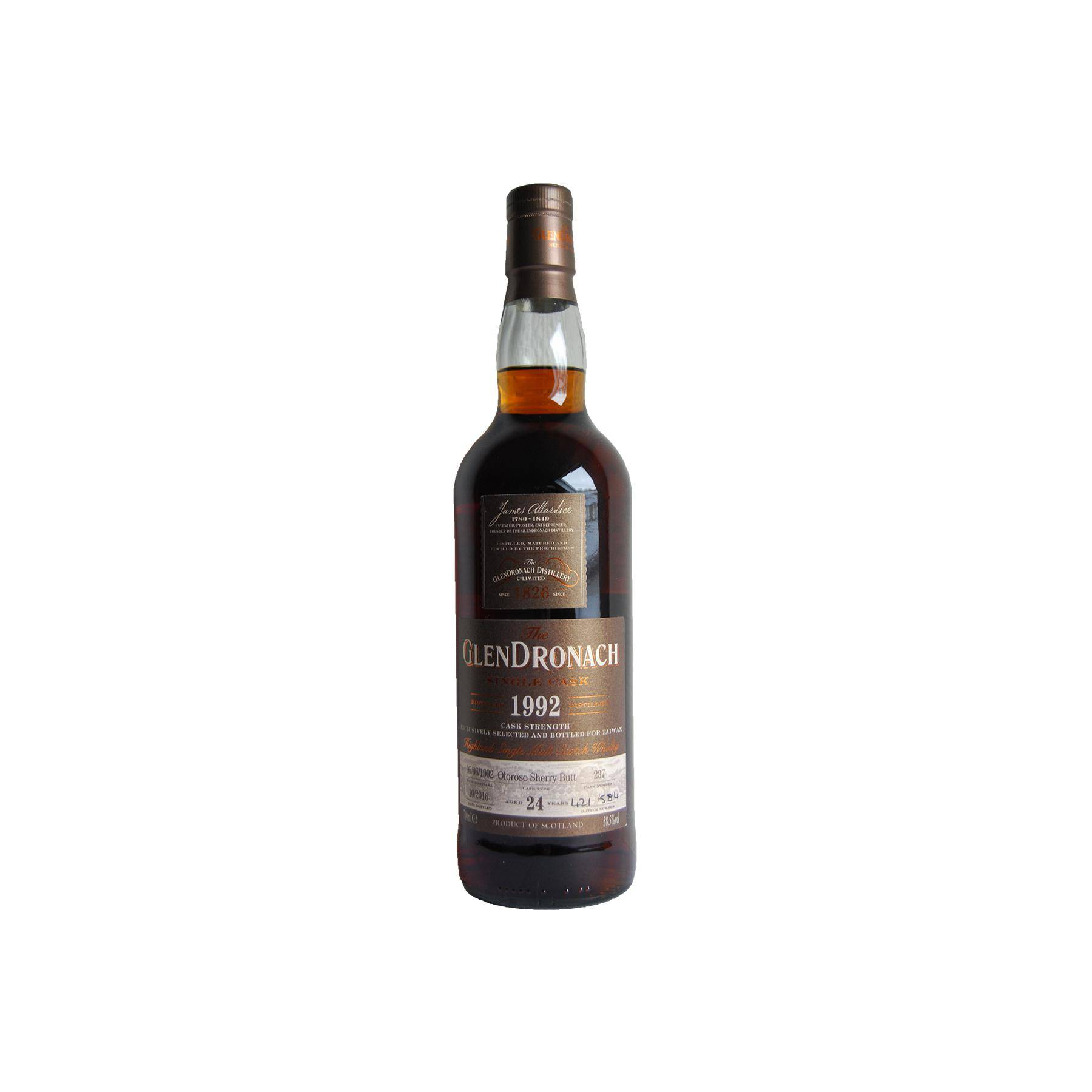GlenDronach Single Cask 1992 24 Years Single Malt Whisky