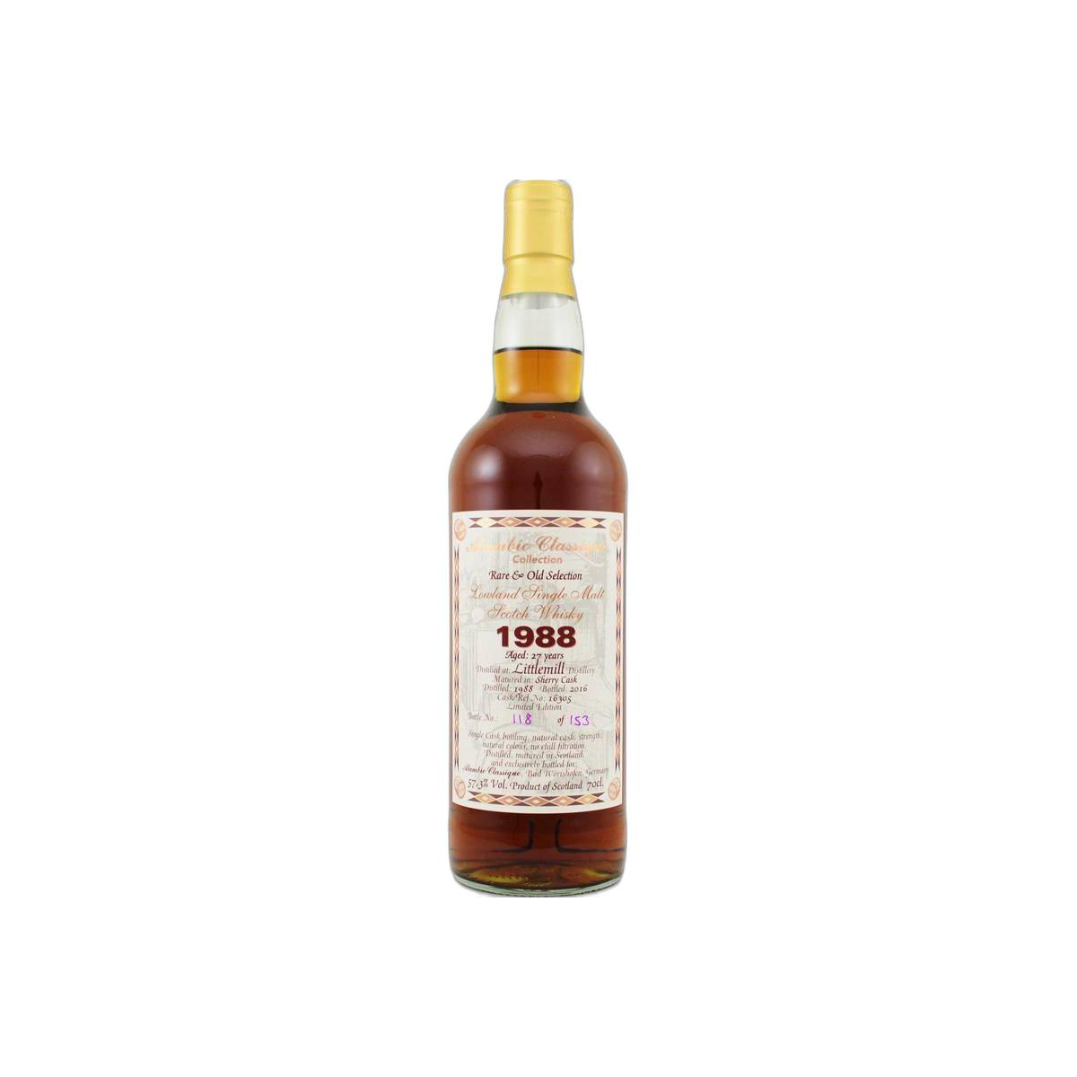 Littlemill 1988 27 Years Single Malt Whisky