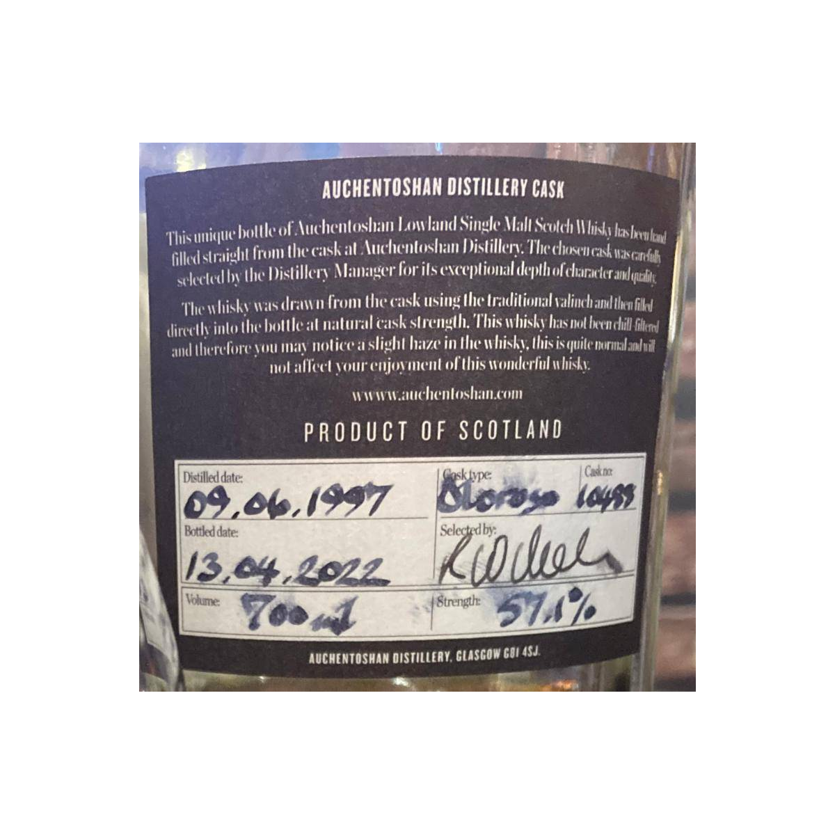 Auchentoshan 1997 25 Years Single Malt Whisky 2