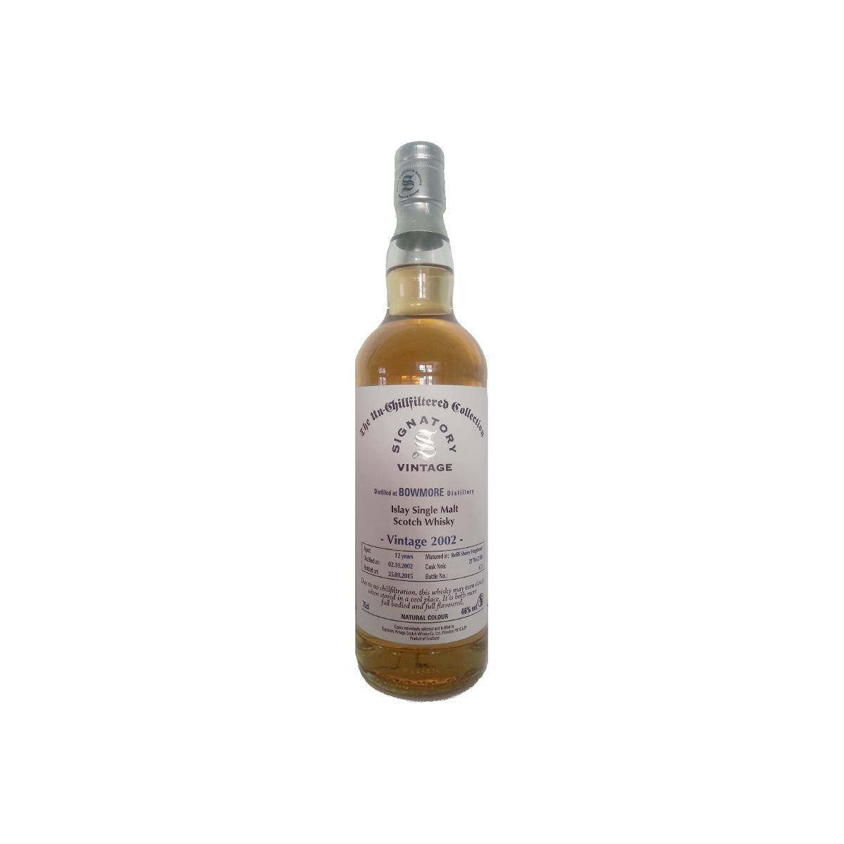 Bowmore The Un-Chillfiltered Collection 2002 12 Years Single Malt Whisky
