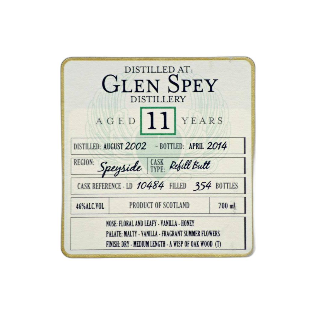 Glen Spey 2002 11 Years Single Malt Whisky 2