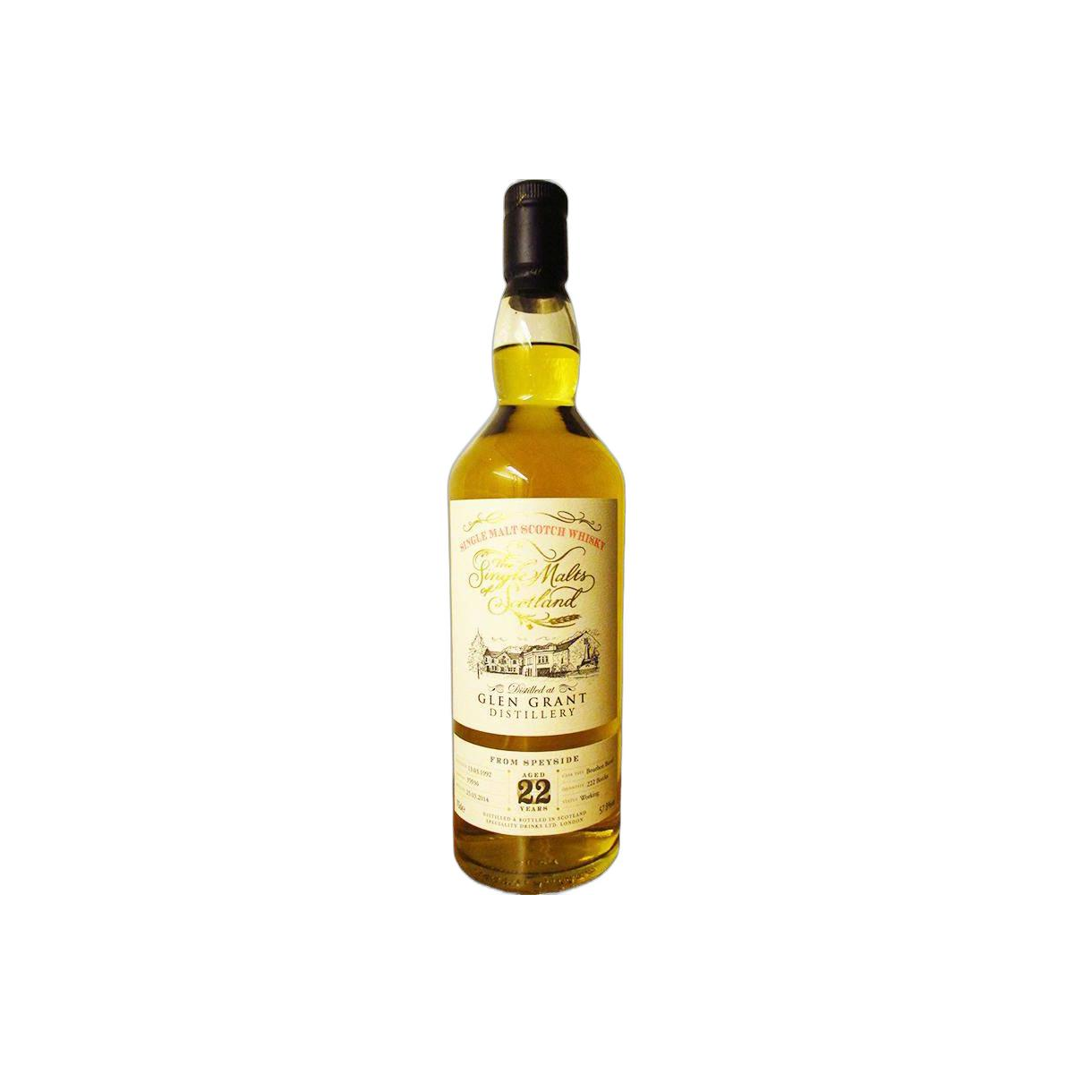 Glen Grant The Single Malts of Scotland 1992 22 Years Single Malt Whisky