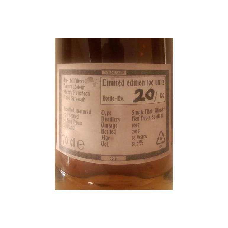 Ben Nevis 1997 18 Years Single Malt Whisky 2