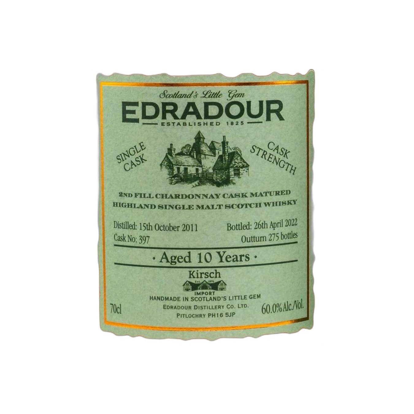 Edradour 2011 10 Years Single Malt Whisky 2