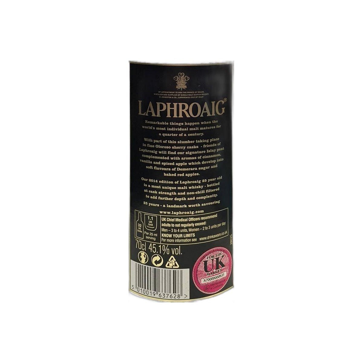 Laphroaig 25 Years Single Malt Whisky 3