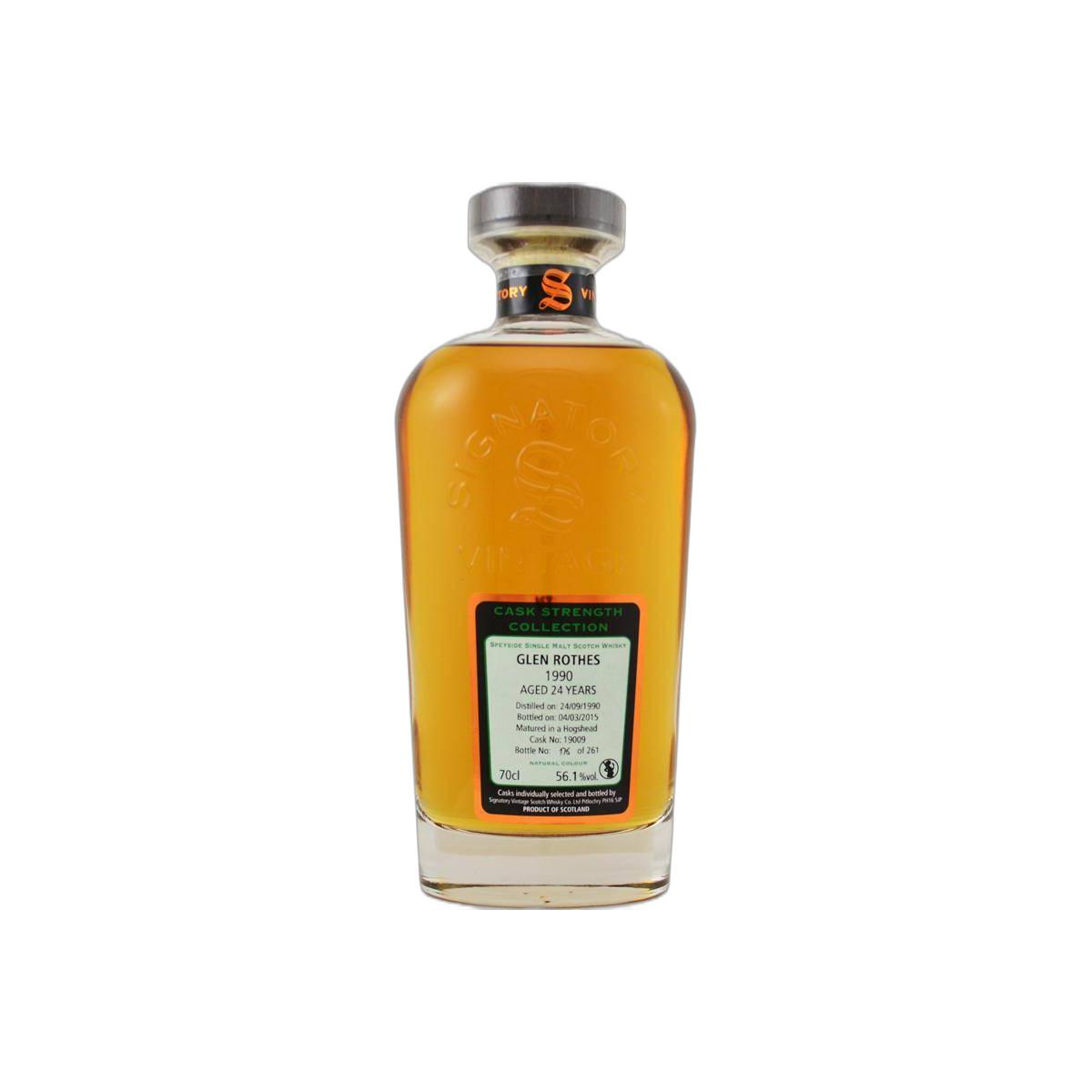 The Glenrothes Cask Strength Collection 1990 24 Years Single Malt Whisky