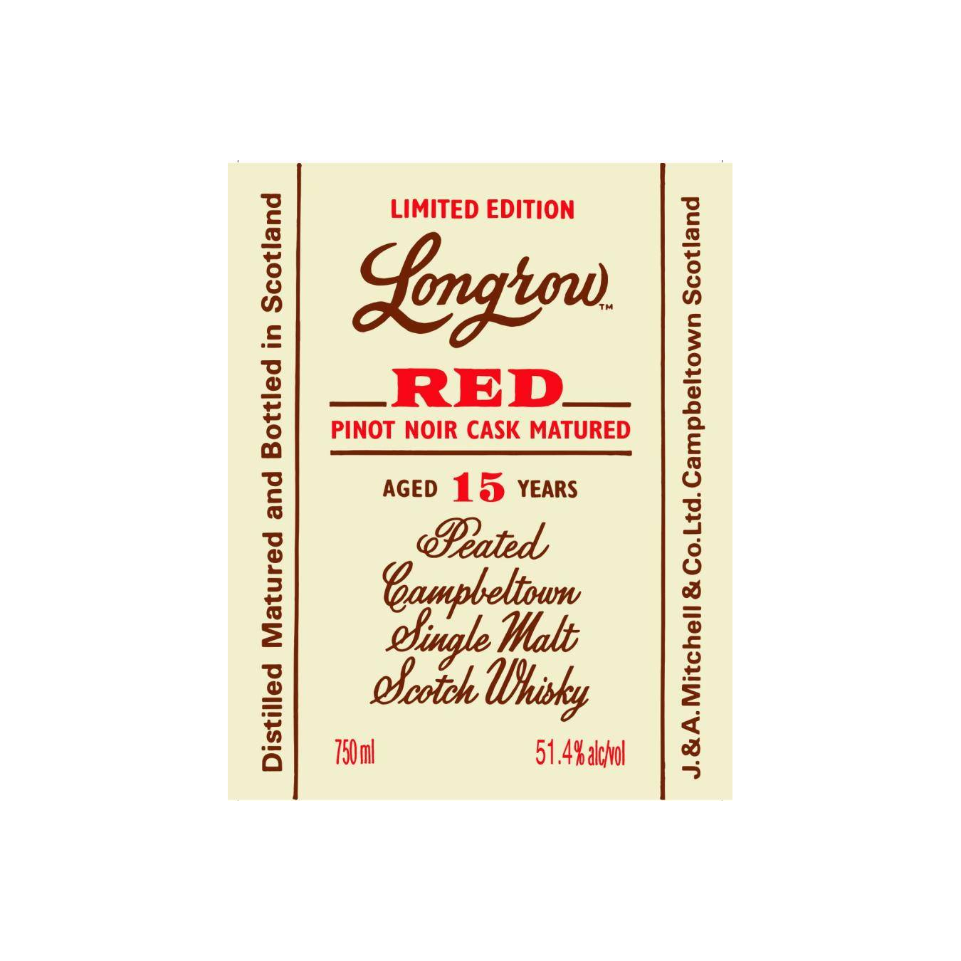 Longrow 15 Years Single Malt Whisky