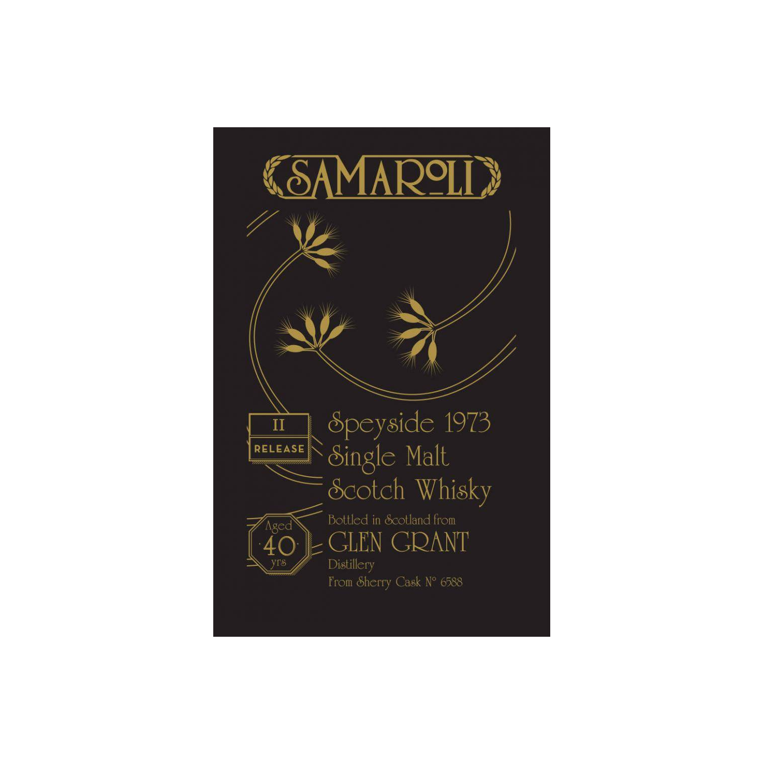 Glen Grant 1973 40 Years Single Malt Whisky 2