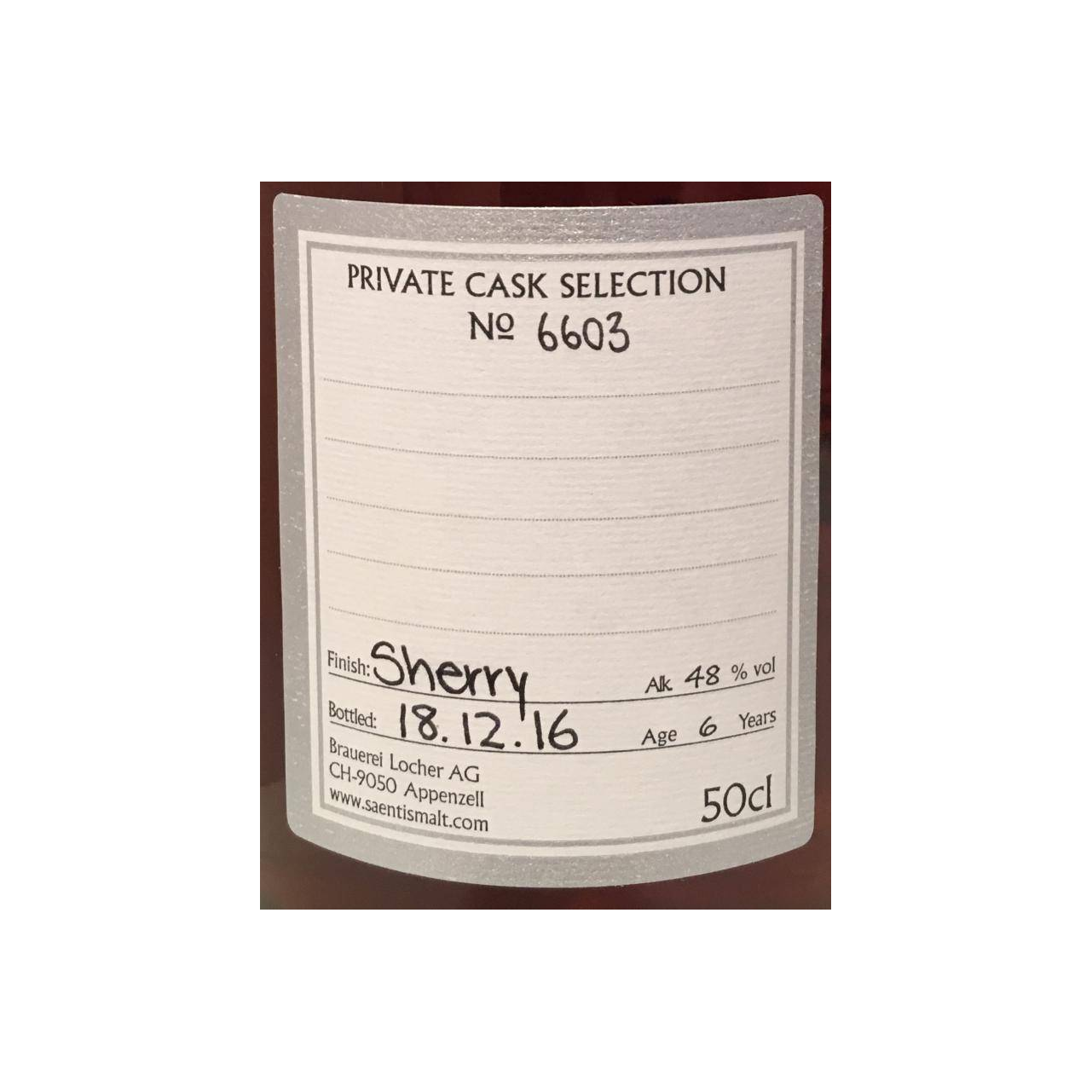 Säntis Malt 2010 6 Years Single Malt Whisky 2