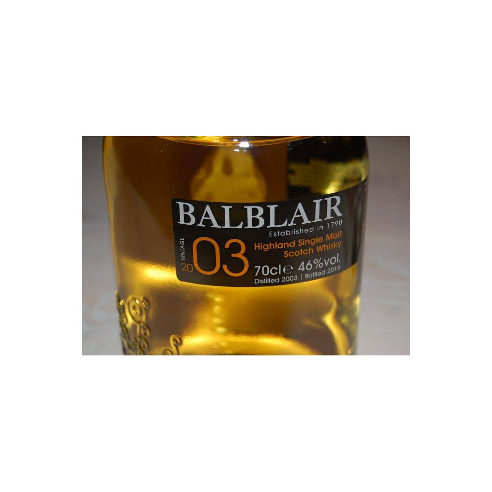 Balblair 2003 12 Years Single Malt Whisky 2