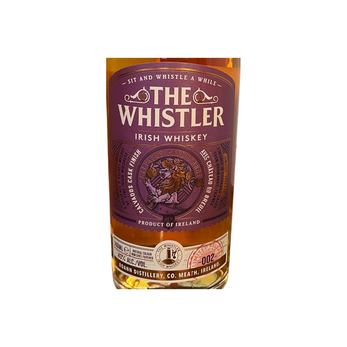 The Whistler Calvados Cask Finish BoD
