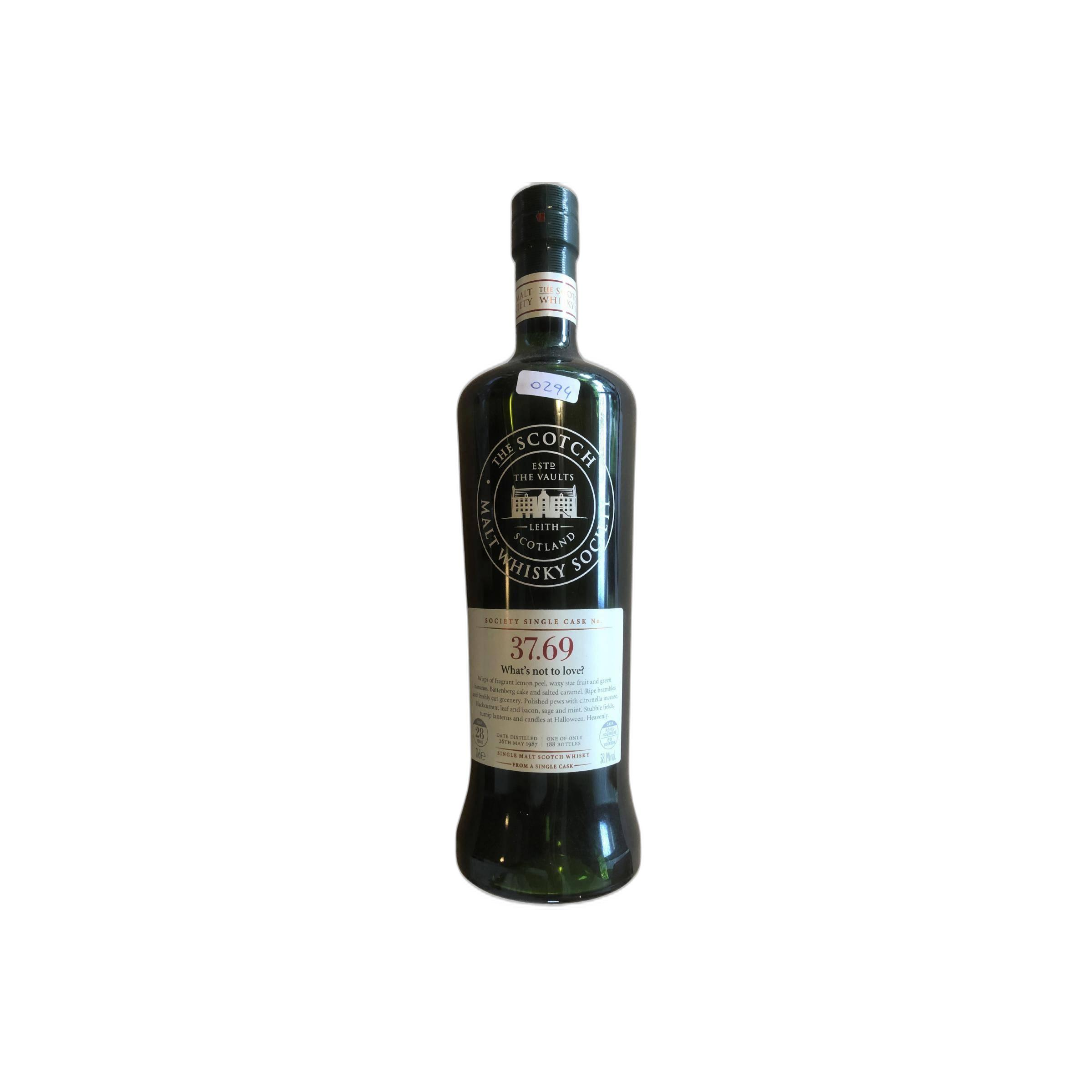 The Scotch Malt Whisky Society 1987 28 Years Single Malt Whisky